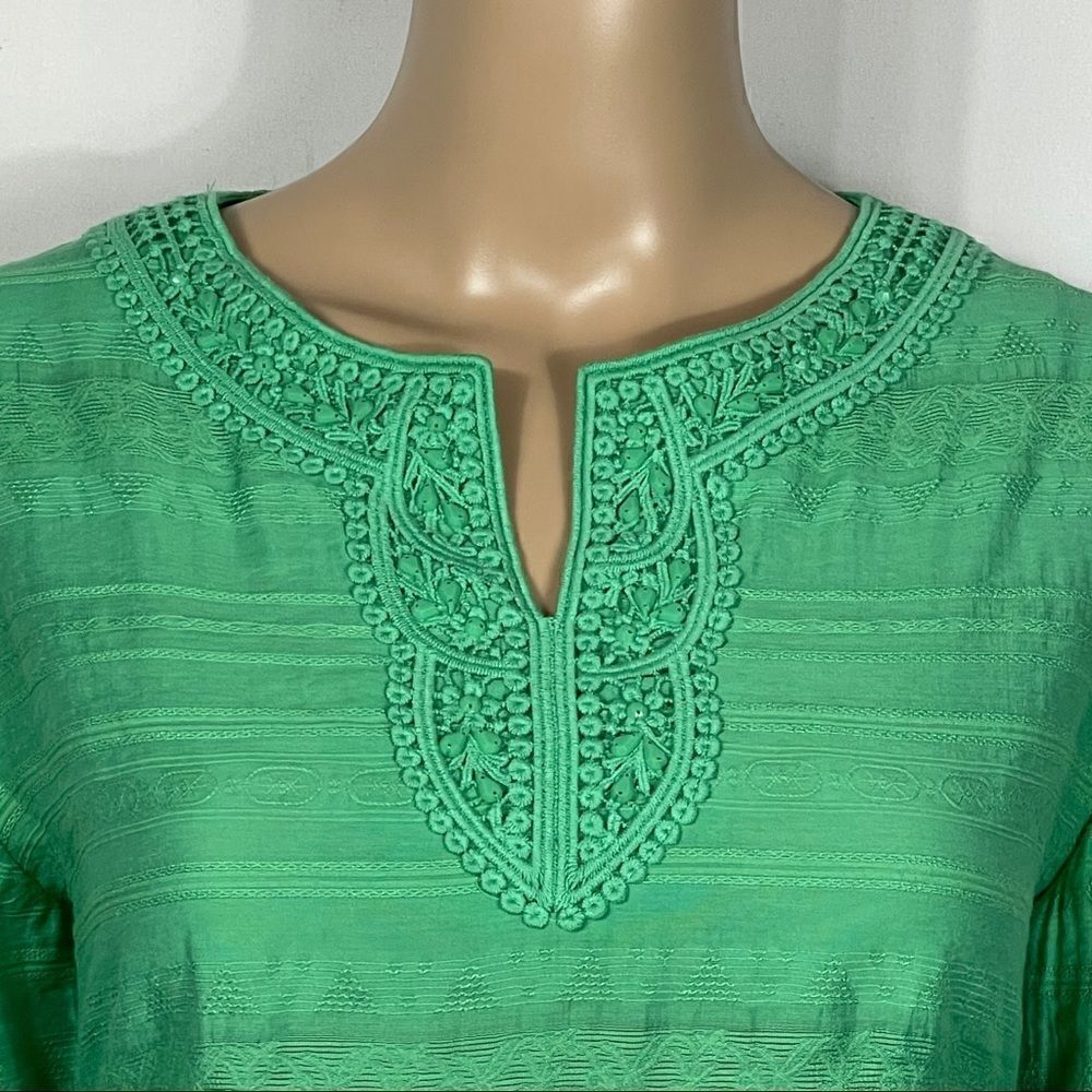 Alfred Dunner Mint Green Women's Blouse - Picture 5 of 14